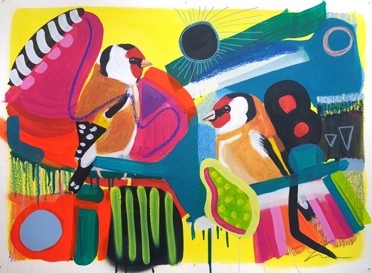 Where Colour Takes Flight; Inside Lucy Stevens’ vibrant world of birds and motion